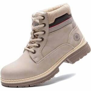 NEW ANJOUFEMME women's waterproof outdoor hiking boots in tan